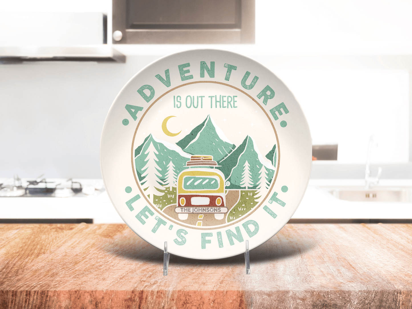 Custom RV Camping Plate Set - Unbreakable BPA-Free Matching Plate Mug Bowl