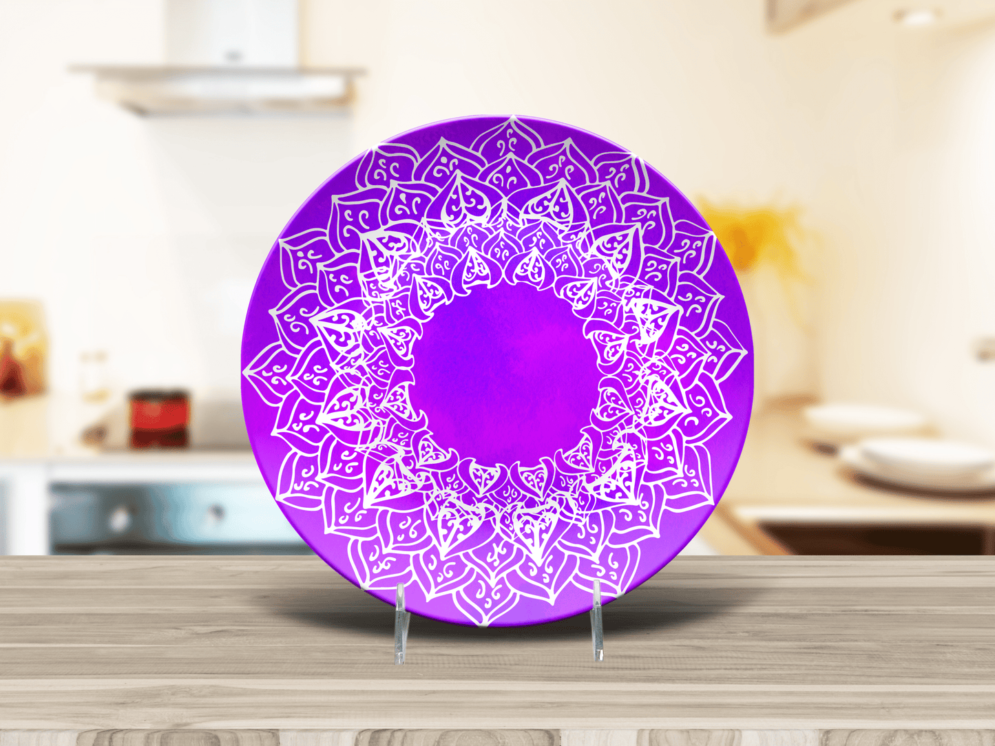 Chakras Plate Dining Set, Mindfulness Meditation Unbreakable Rainbow Platter, Spiritual Yoga Reiki Gift, Metaphysical Wellness Dinnerware