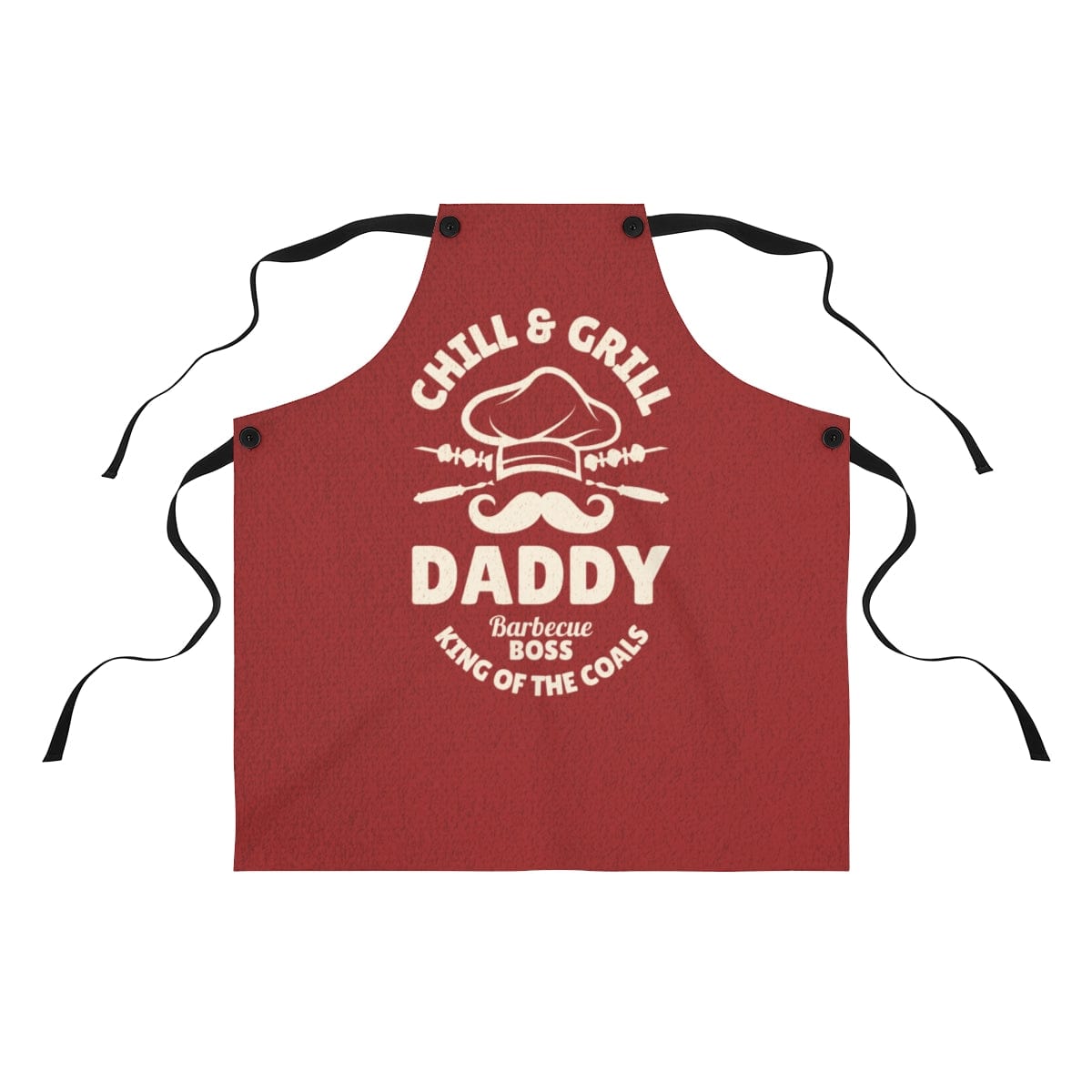 father's day gift apron chill and grill daddy barbecue boss king of the coals gift for dad