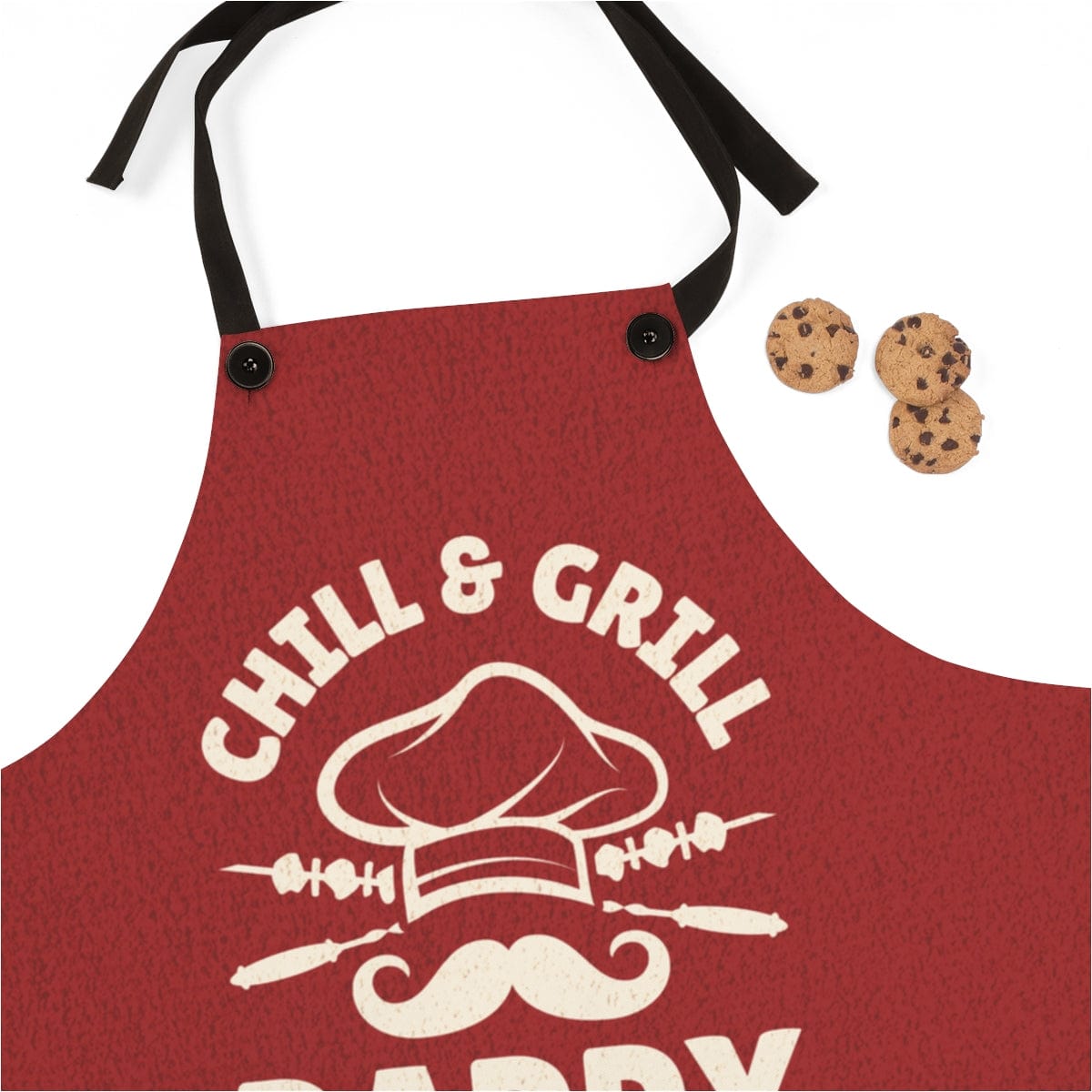 father's day gift apron chill and grill daddy barbecue boss king of the coals gift for dad