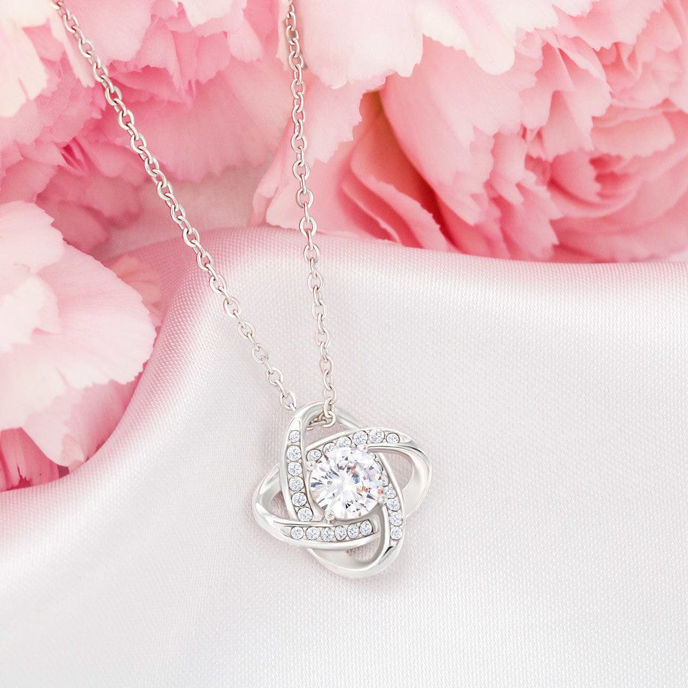 Mother's Day Love Knot Necklace Gift from Son to Mom