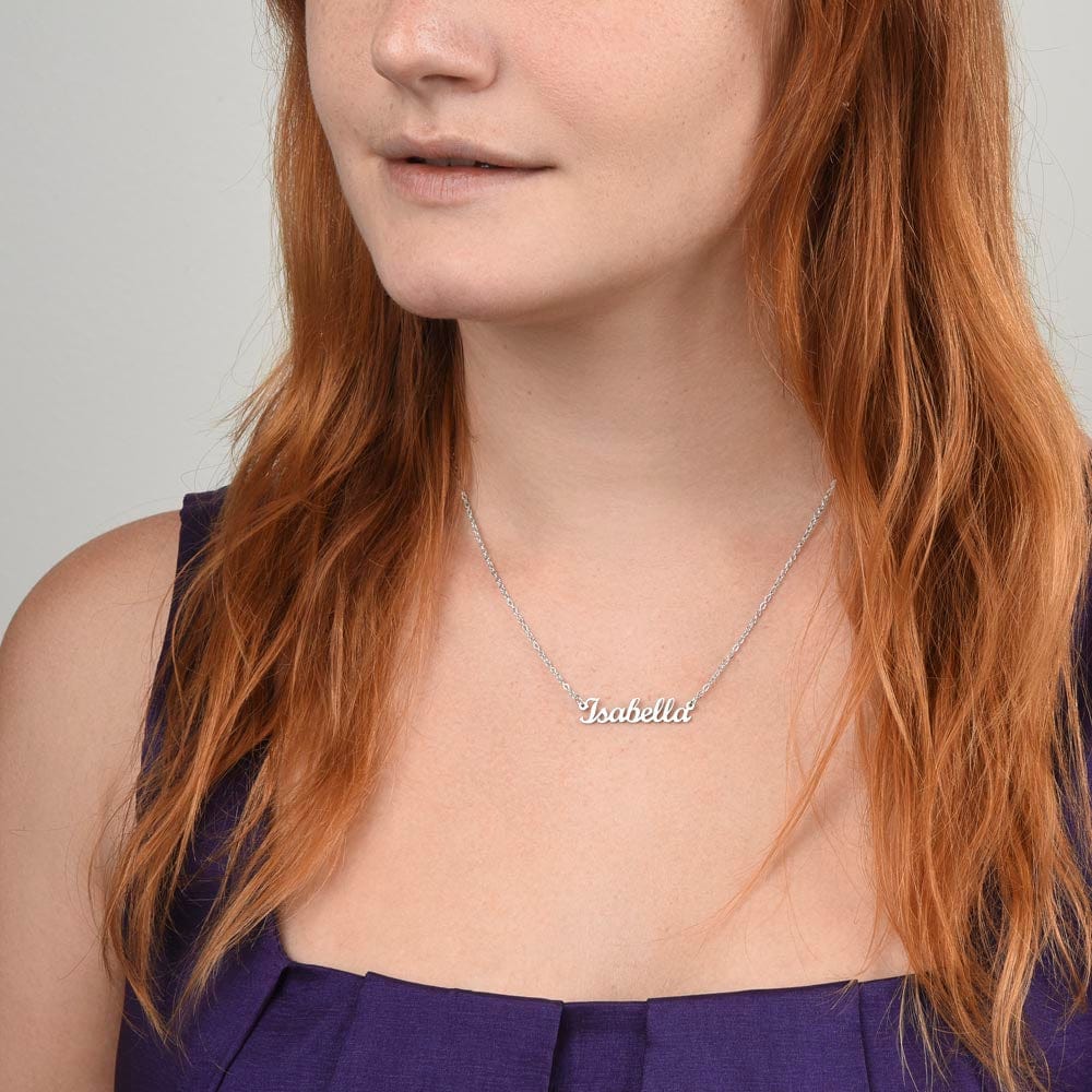 PhD Graduation Gift Custom Name Necklace Doctorate Grad Gift from Parents of PhD Student