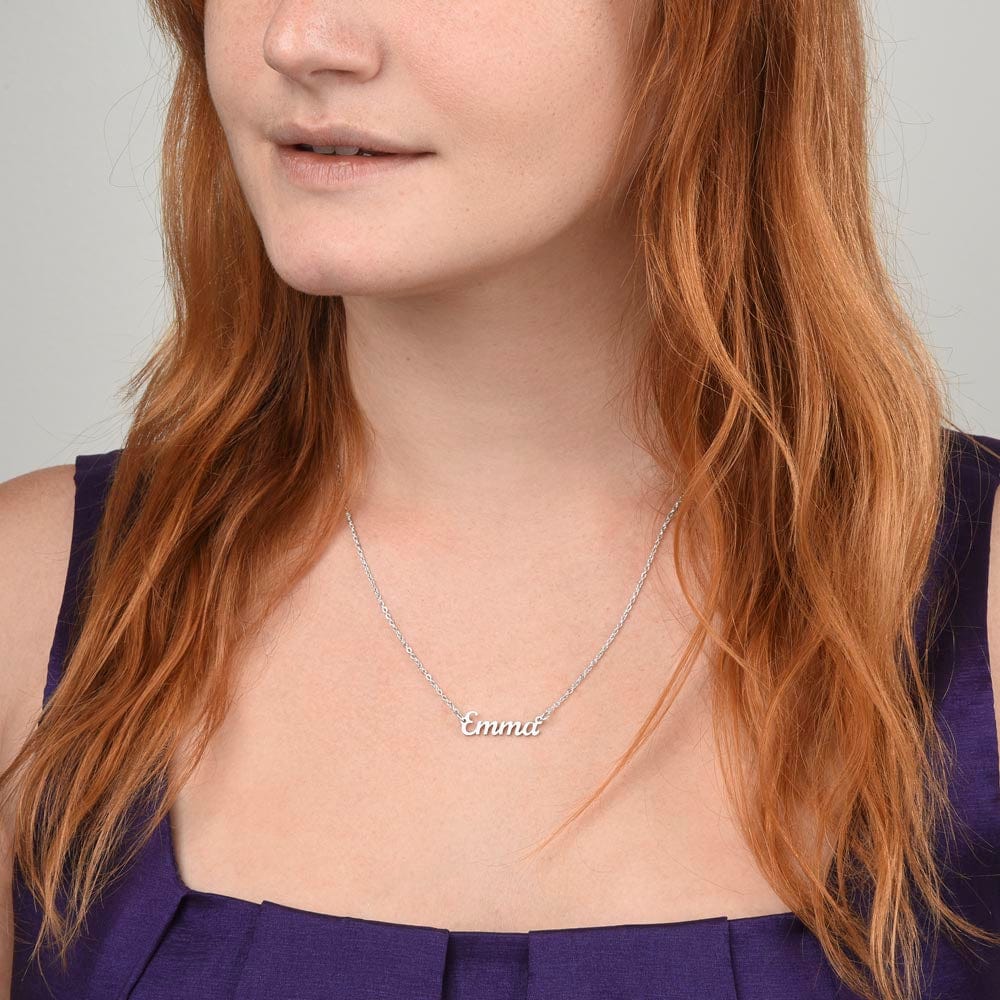 Custom Name Necklace Gift for Graduate PhD Graduation Gift
