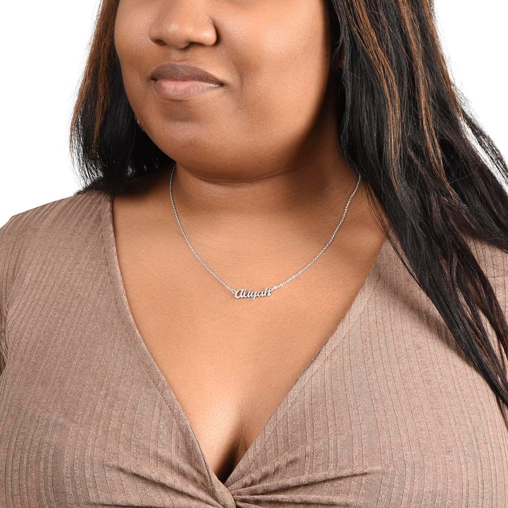 Custom Name Necklace Gift for Graduate PhD Graduation Gift