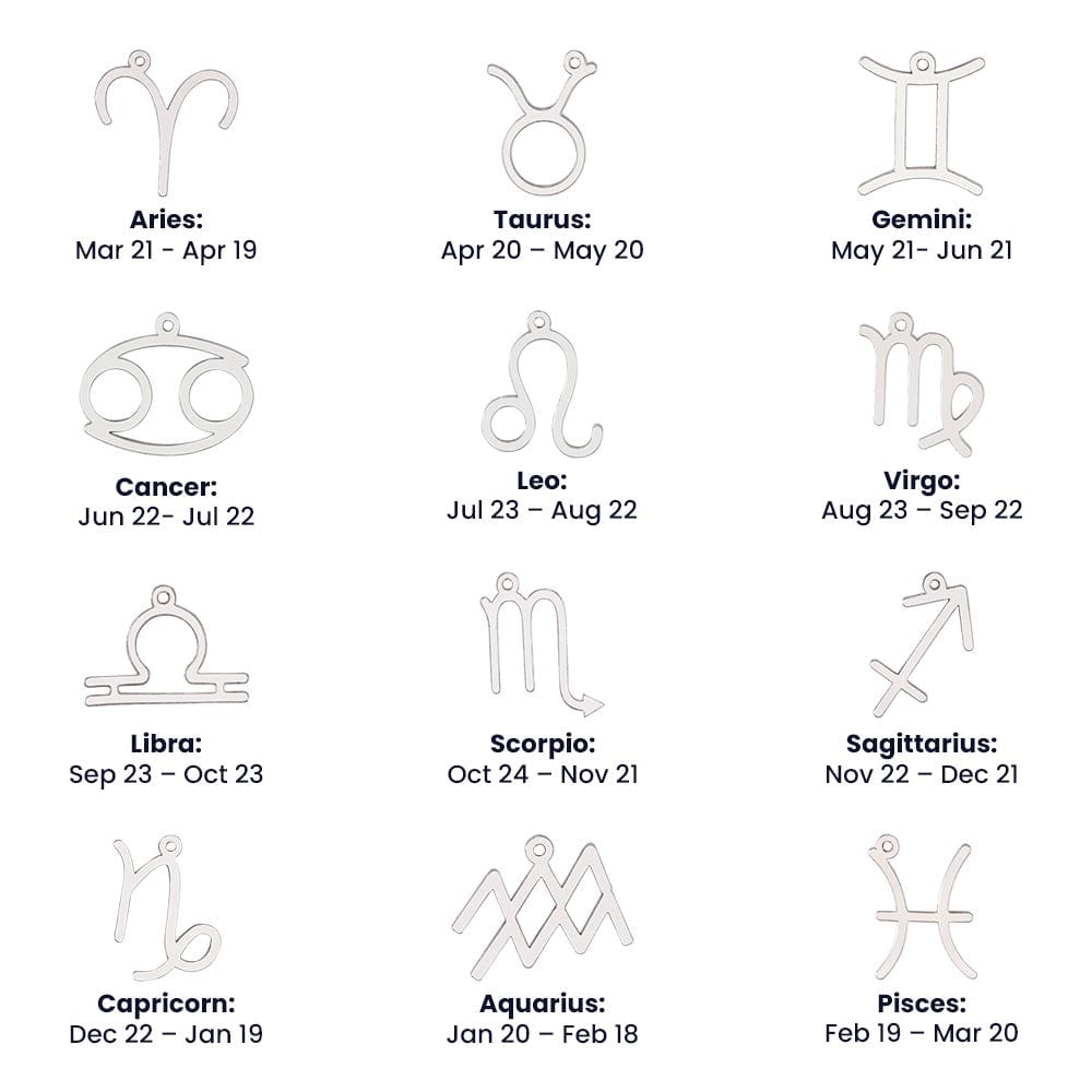 Custom Leo Astrology Necklace Gift from Soul Mate Boyfriend