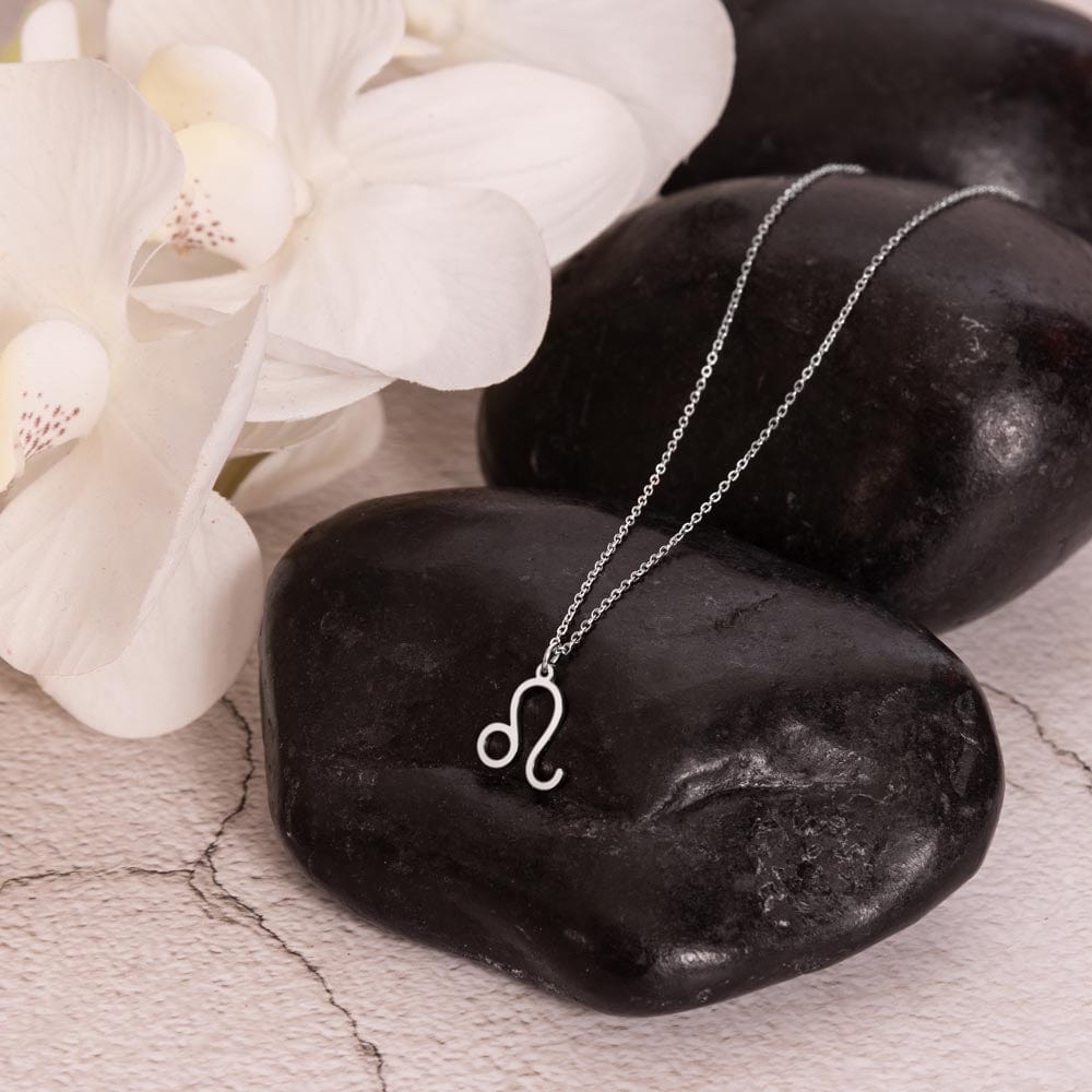 Custom Leo Astrology Necklace Gift from Soul Mate Boyfriend
