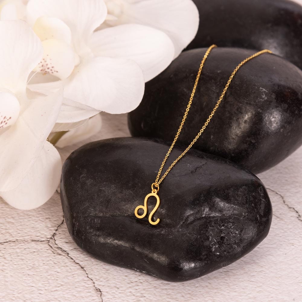 Custom Leo Astrology Necklace Gift from Soul Mate Boyfriend