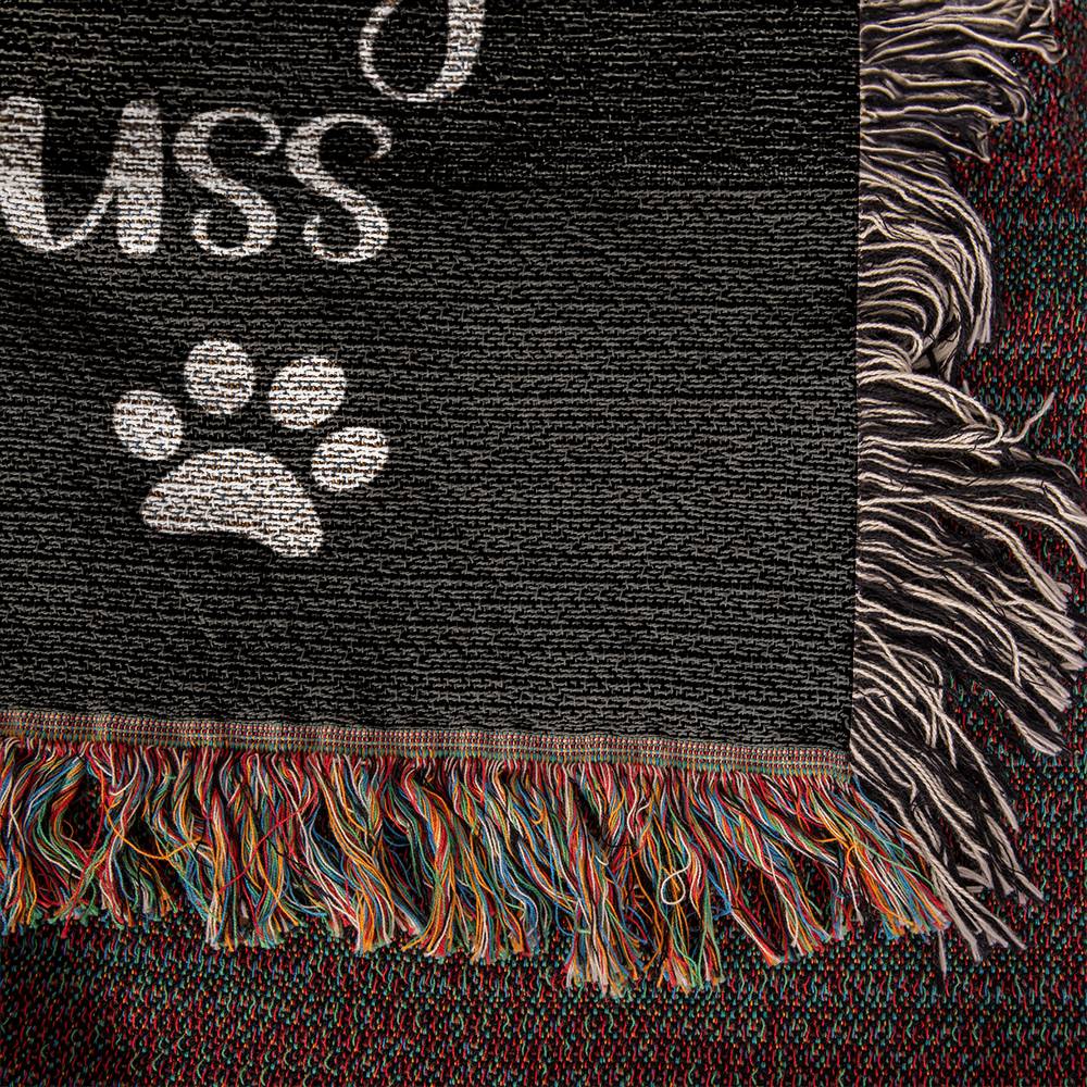 Introverted but Willing to Discuss Cats - Woven Heirloom Cat Mom Blanket