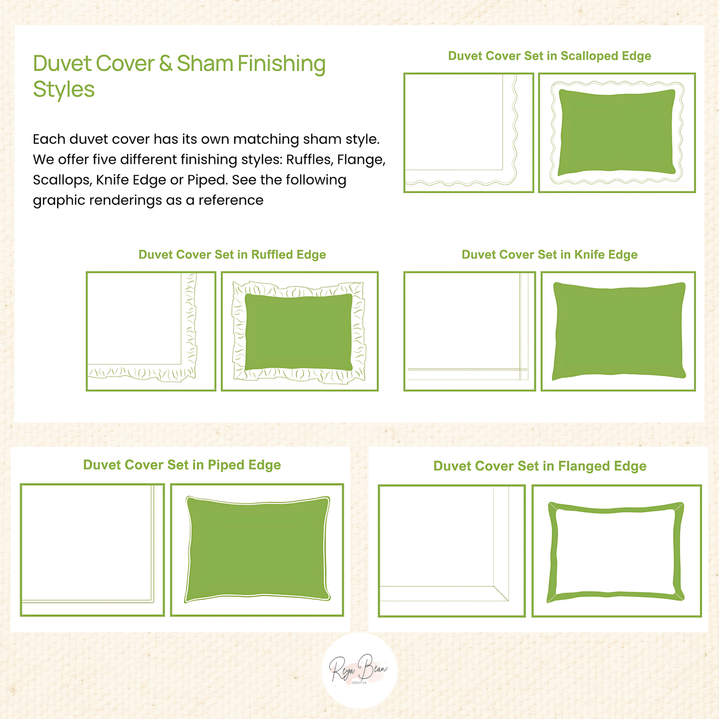 Candy Cane Christmas Duvet Cover Bedding Set, Cute Xmas Season 5 Piece Pillow Sham, Cotton Ruffle Scalloped Piped Edge Bed Set Gift for Her