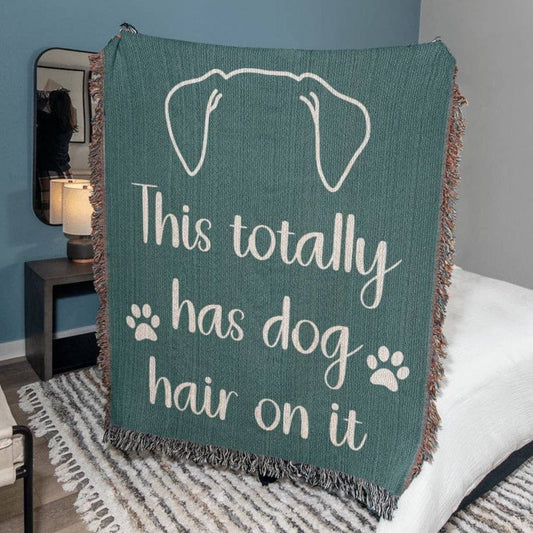 This Totally Has Dog Hair On It Dog Mom Blanket