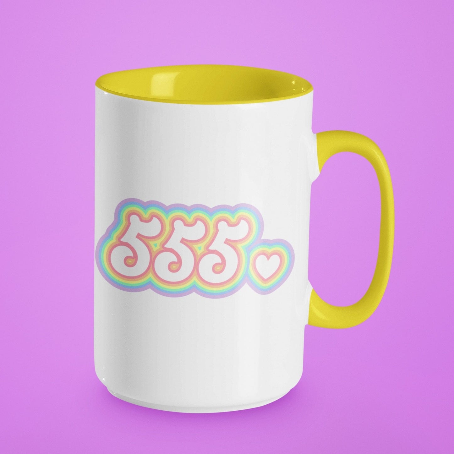 Angel Number Mug | Spiritual Numerology Ceramic Coffee Cup 15oz Two-Tone