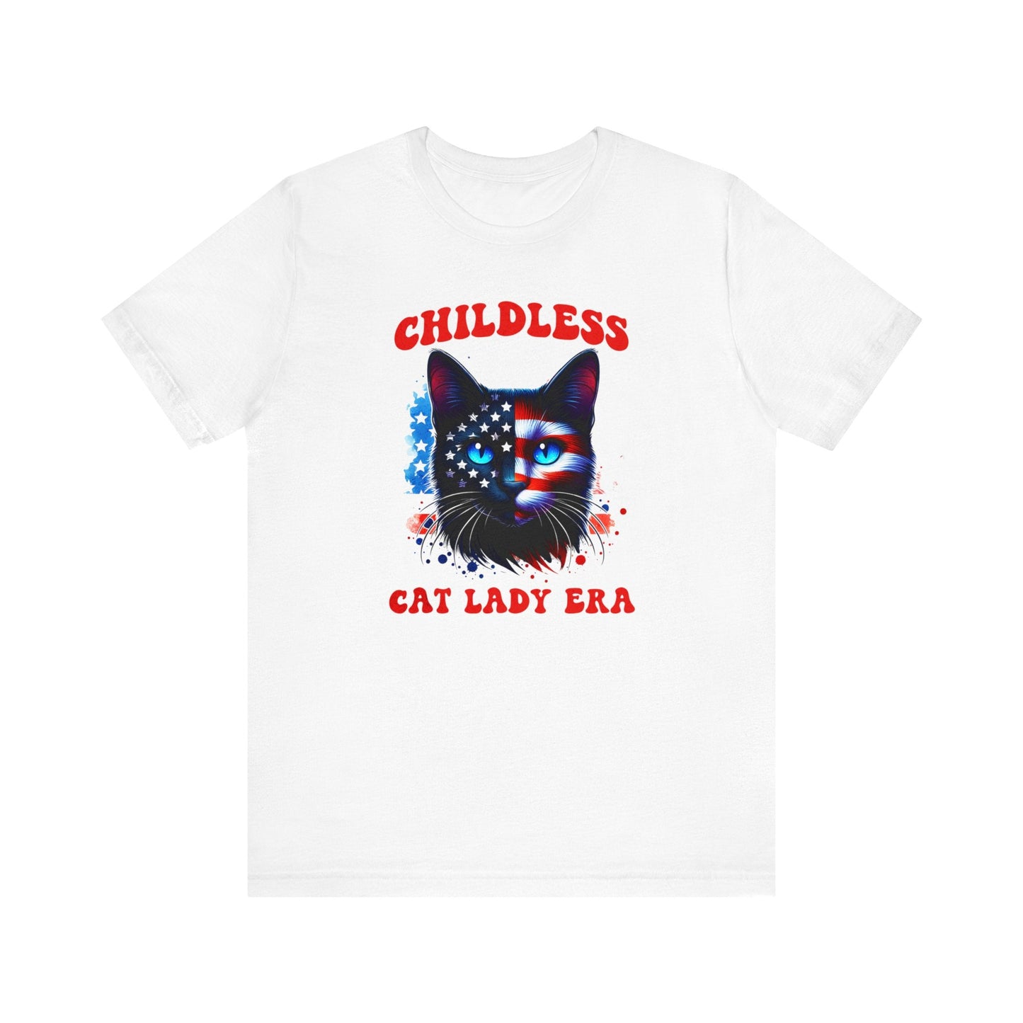 Childless Cat Lady Era Tshirt, Kamala Harris for President 2024 Shirt Funny, Election Vote Blue Political Tee, Democrat Women's Rights Vote