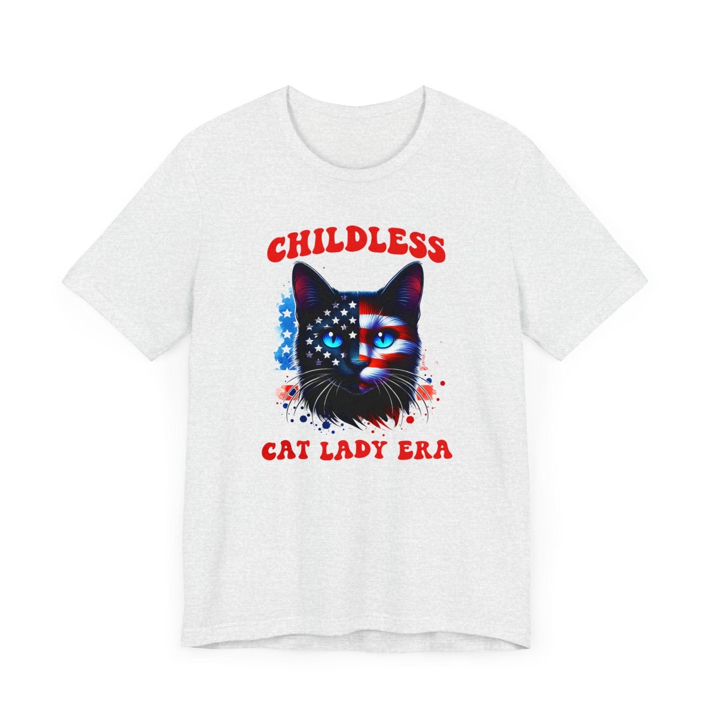 Childless Cat Lady Era Tshirt, Kamala Harris for President 2024 Shirt Funny, Election Vote Blue Political Tee, Democrat Women's Rights Vote