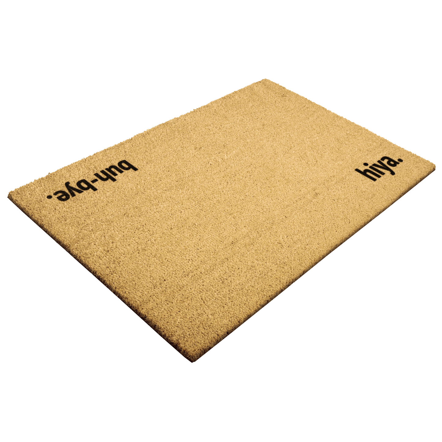 Hiya. Buh-bye. Funny Housewarming Outdoor Doormat Gift