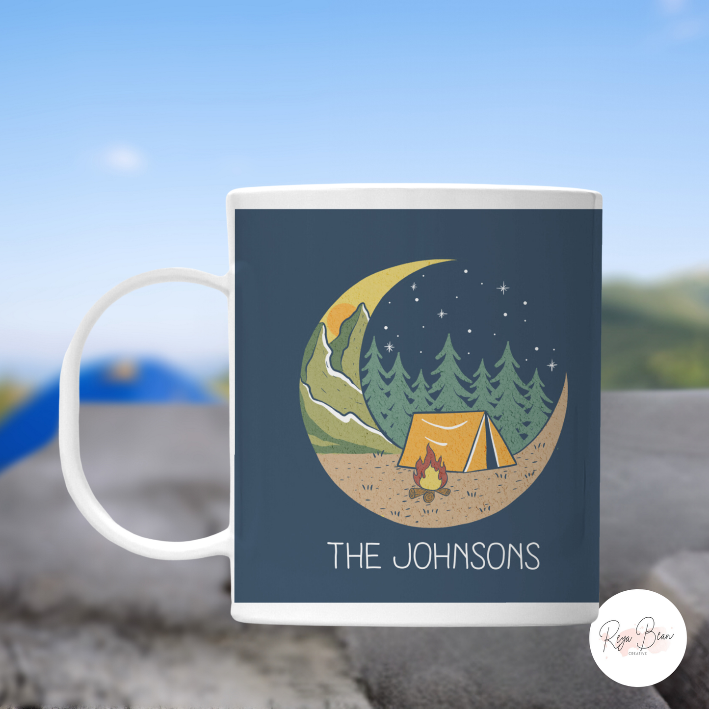 Custom "The Best Memories are Made Camping" Plate Set - Unbreakable BPA-Free Matching Plate, Mug & Bowl