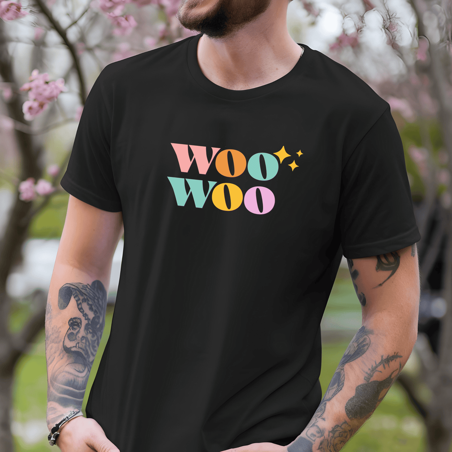 Woo Woo T-Shirt – Unisex Retro Style Graphic Tee | Comfort Colors Shirt