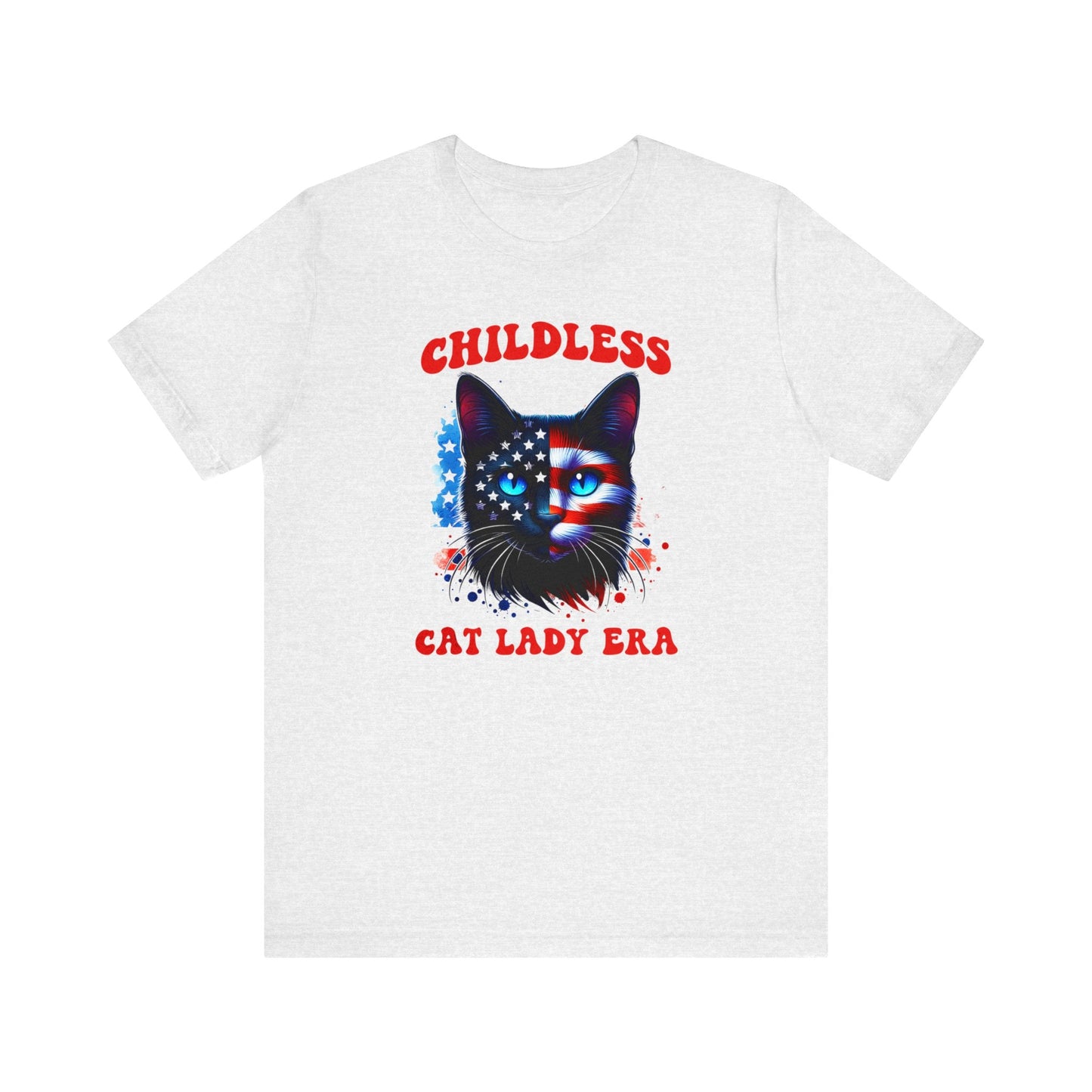 Childless Cat Lady Era Tshirt, Kamala Harris for President 2024 Shirt Funny, Election Vote Blue Political Tee, Democrat Women's Rights Vote