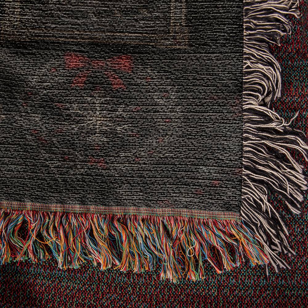 Gothmas Christmas Blanket – Velveteen Throw, Sherpa, Woven Heirloom for Dark Holiday Decor