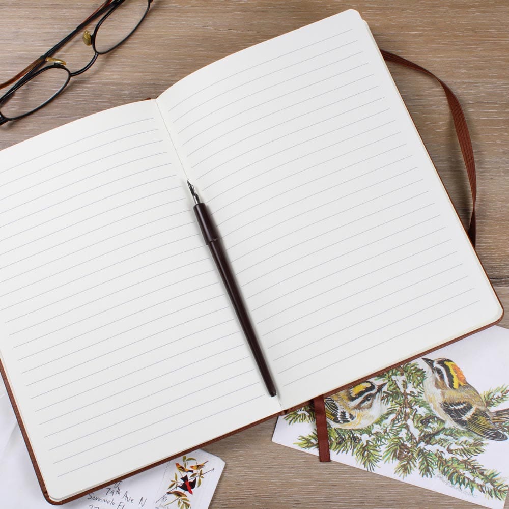 Angel Numbers Journal - Custom Vegan Leather Notebook With Personalized Cover