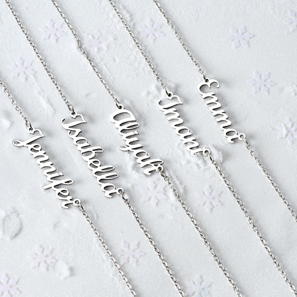 Bridesmaid Proposal Custom Name Necklace from Bride, Will You be My Maid of Honor, Personalized Jewelry Gift for Bridesmaids Bridal Party