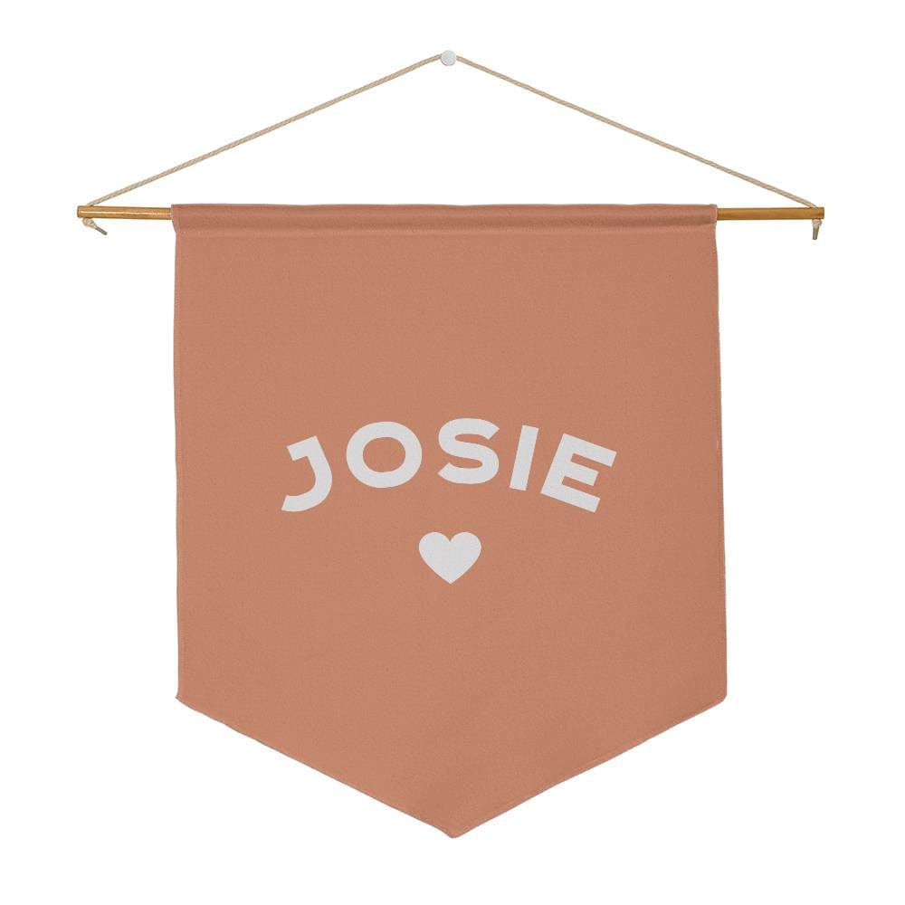 Custom Name Wall Pennant - Personalized Kid's Room Baby Nursery Decor Banner