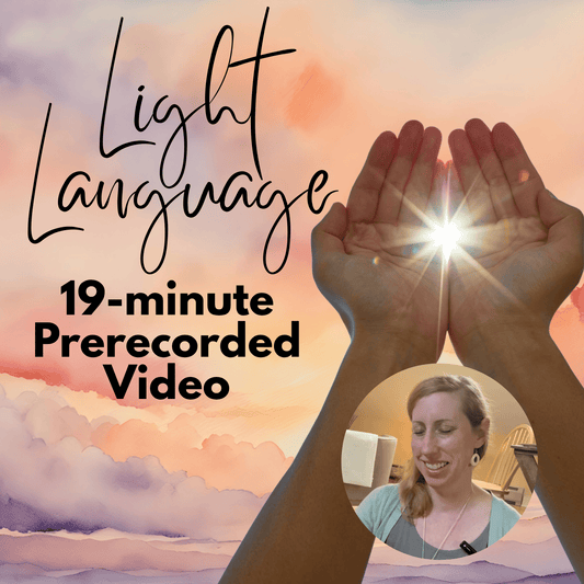19-Minute Light Language Prerecorded Video: Guided Meditation & Heart Opening