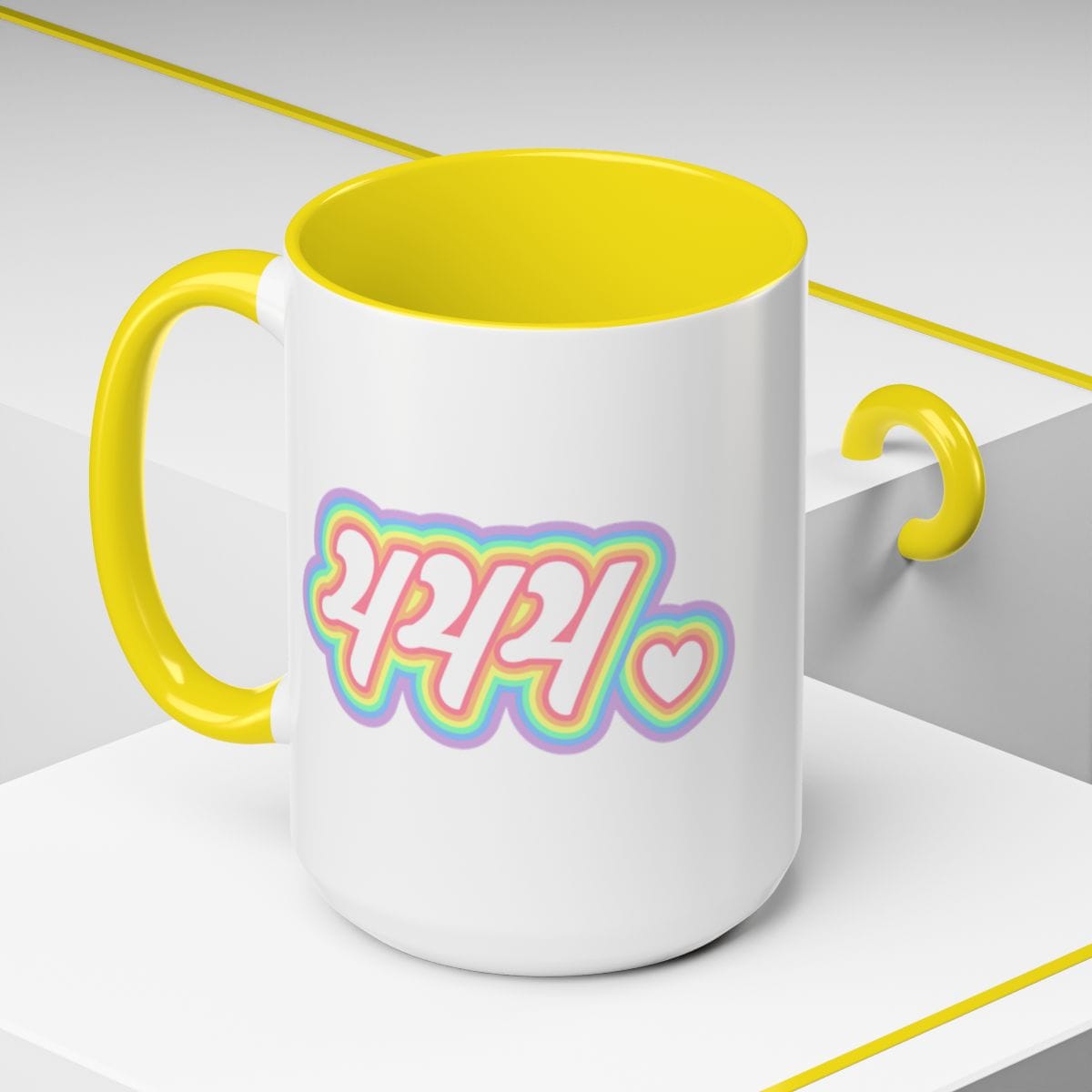 Angel Number Mug | Spiritual Numerology Ceramic Coffee Cup 15oz Two-Tone