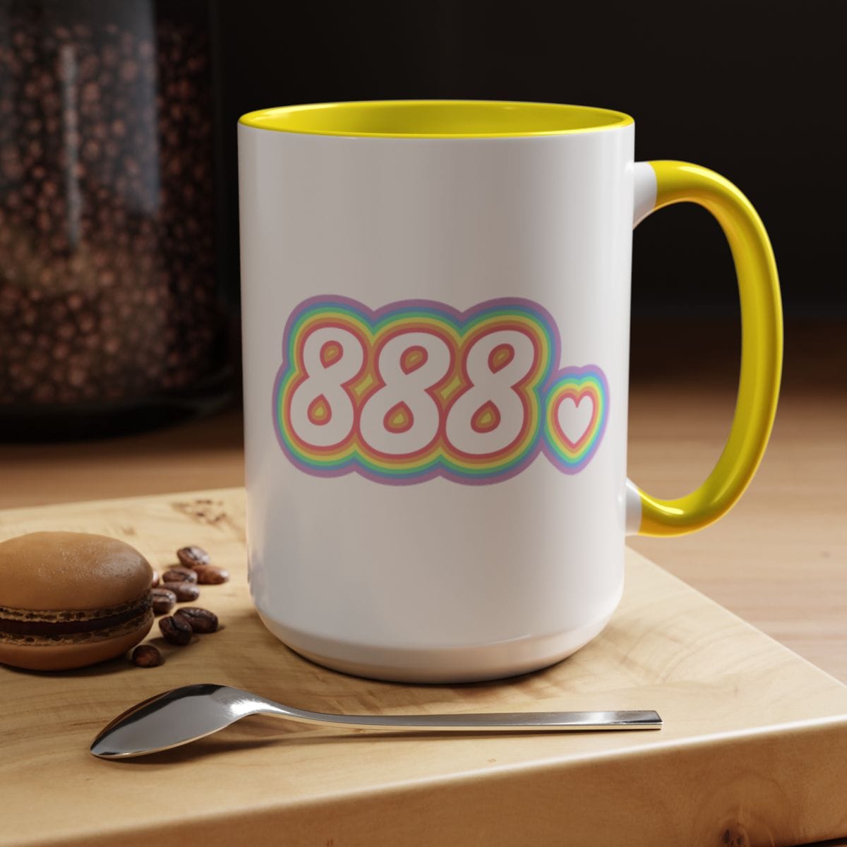 Angel Number Mug | Spiritual Numerology Ceramic Coffee Cup 15oz Two-Tone