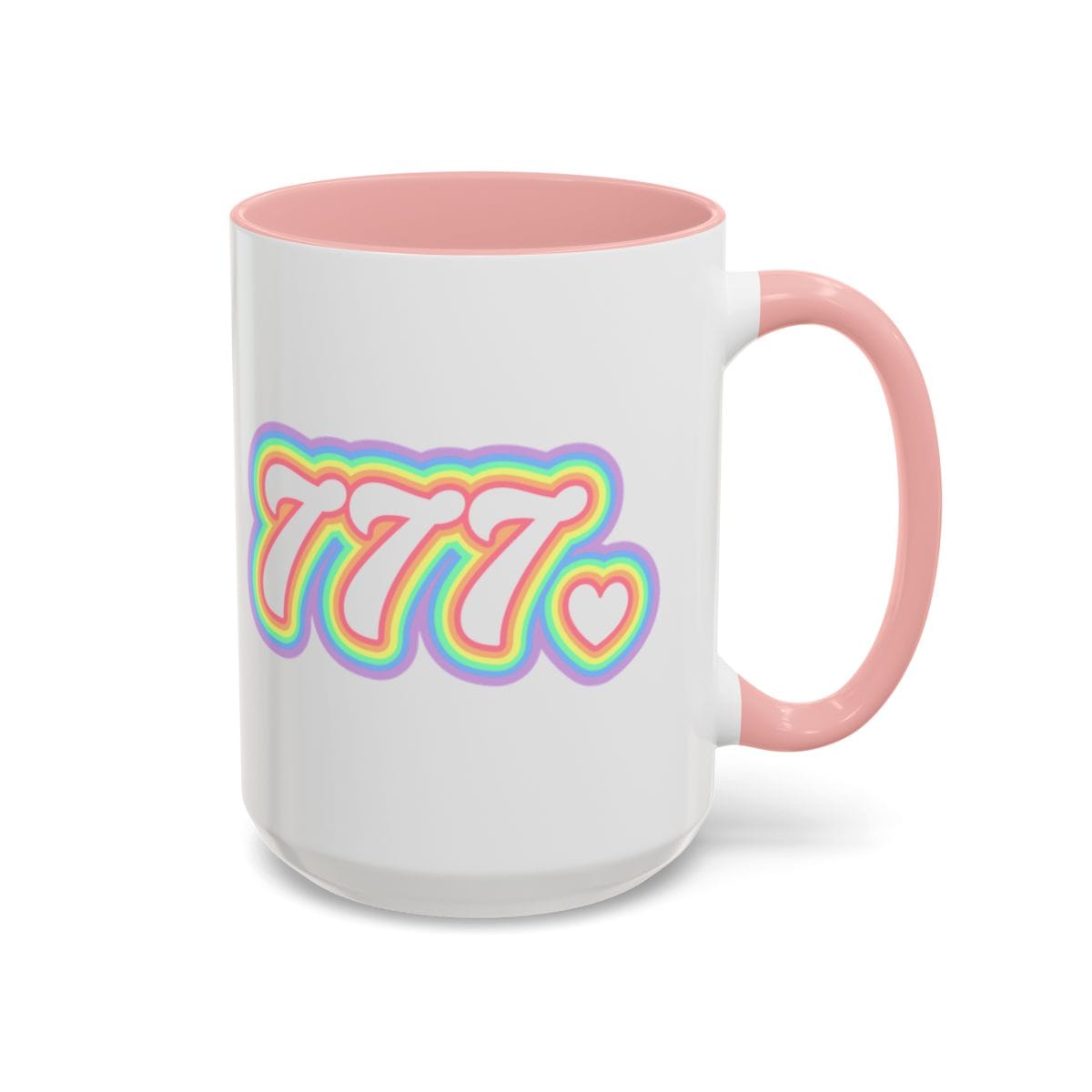 Angel Number Mug | Spiritual Numerology Ceramic Coffee Cup 15oz Two-Tone