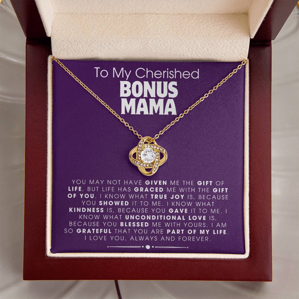 Bonus Mama Cherished - Love Knot Necklace