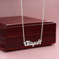 Custom Name Necklace Gift for Graduate PhD Graduation Gift