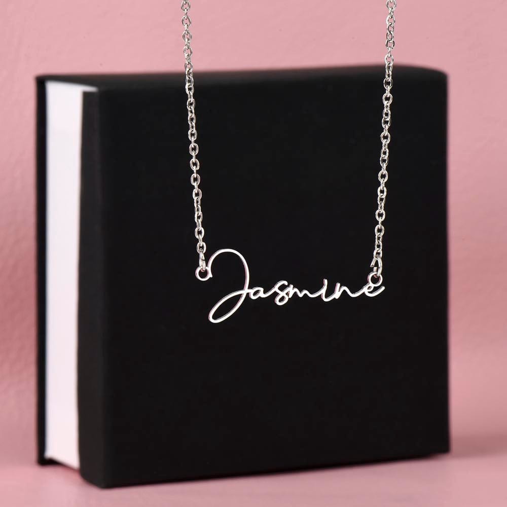 Custom Name Necklace Graduation Gift for SLP Speech-Language Pathology Graduate Student