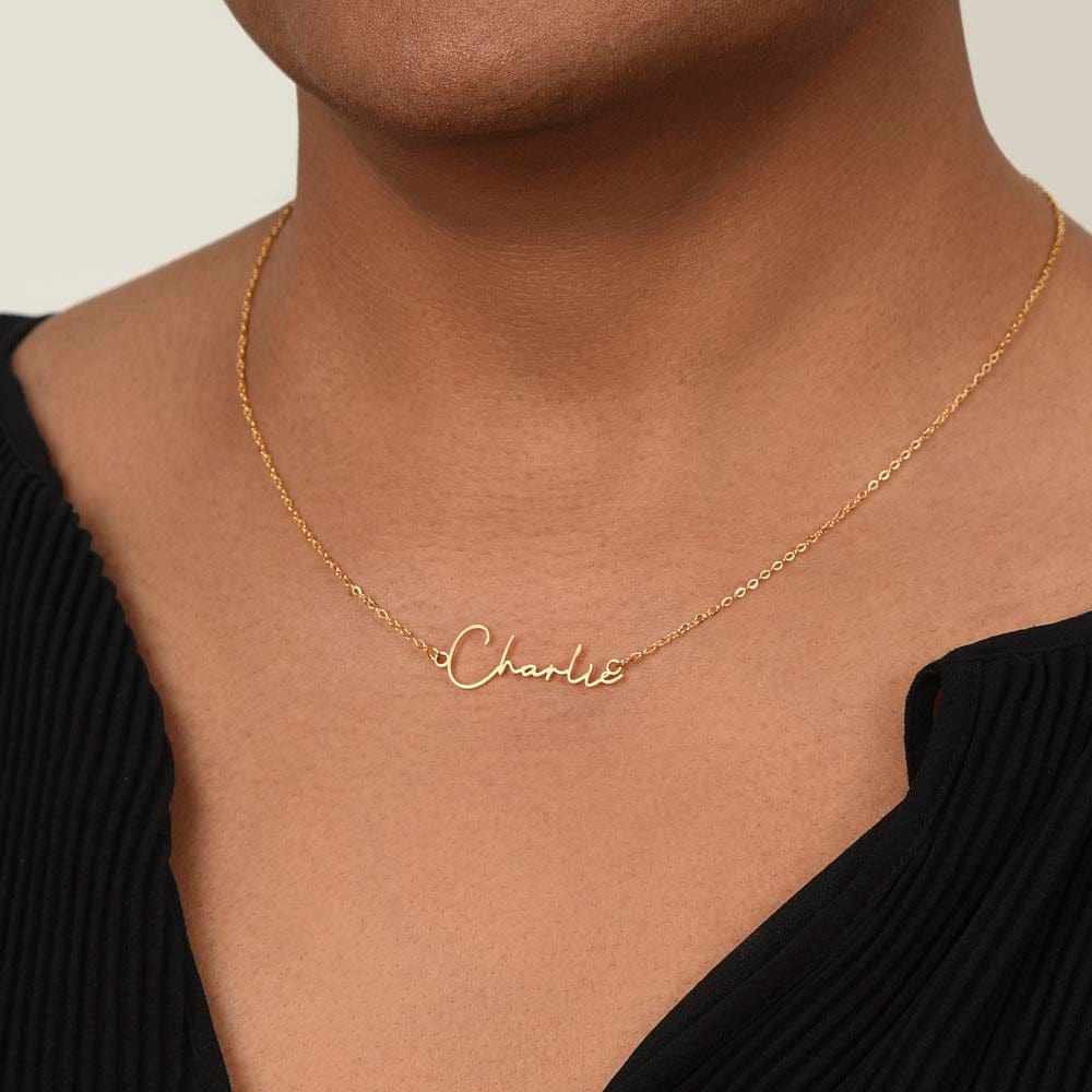 Custom Name Necklace Graduation Gift for SLP Speech-Language Pathology Graduate Student