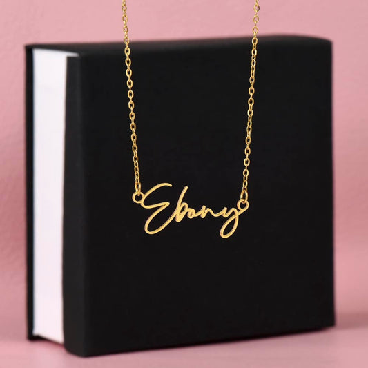 Dainty Custom Name Necklace - Minimalist Script