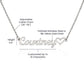 Twin Flame Custom Name & Heart Necklace Valentine's Day Gift for Soulmate