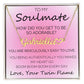 To My Adorable Soulmate from Your Twin Flame - Custom Name Necklace