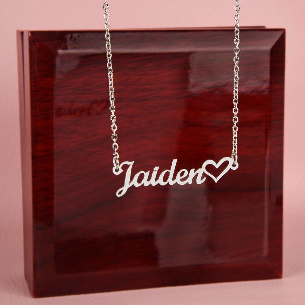 Happy Galentine's Day Bestie Girl Squad Gift - Custom Name Necklace