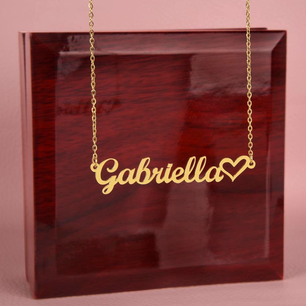 Happy Galentine's Day Bestie Girl Squad Gift - Custom Name Necklace