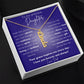 Gift to Daughter from Dad - Custom Name Necklace 100% Made in USA