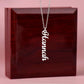 Gift to Daughter from Dad - Custom Name Necklace 100% Made in USA