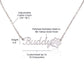 To the Best Dog Mom Gift - Custom Name Dog Paw Necklace