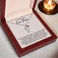 Congratulations New Mom - Engraved Baby Feet Necklace