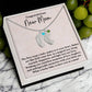 Congratulations New Mom - Engraved Baby Feet Necklace