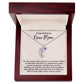 Congratulations New Mom - Engraved Baby Feet Necklace
