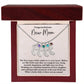 Congratulations New Mom - Engraved Baby Feet Necklace