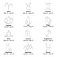 Custom Cancer Astrology Sun Sign Necklace Valentine's Day Gift for Wife or Girlfriend