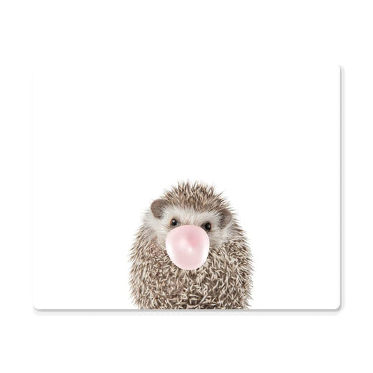 Metal Wall Art - Updated Hedgehog Aluminum Art Print With High Gloss Finish