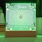 Custom Daughter Necklace and Light Up Plaque Keepsake Bundle