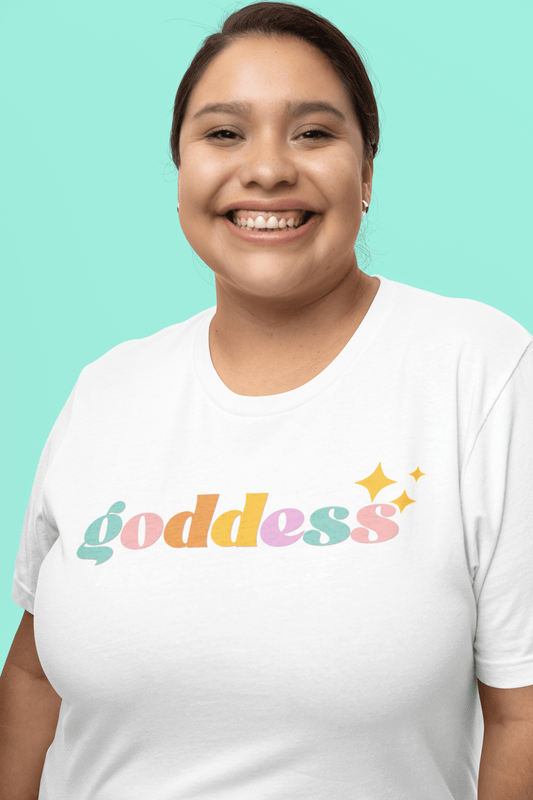 Goddess Pastel Retro Unisex Comfort Colors Graphic T-Shirt