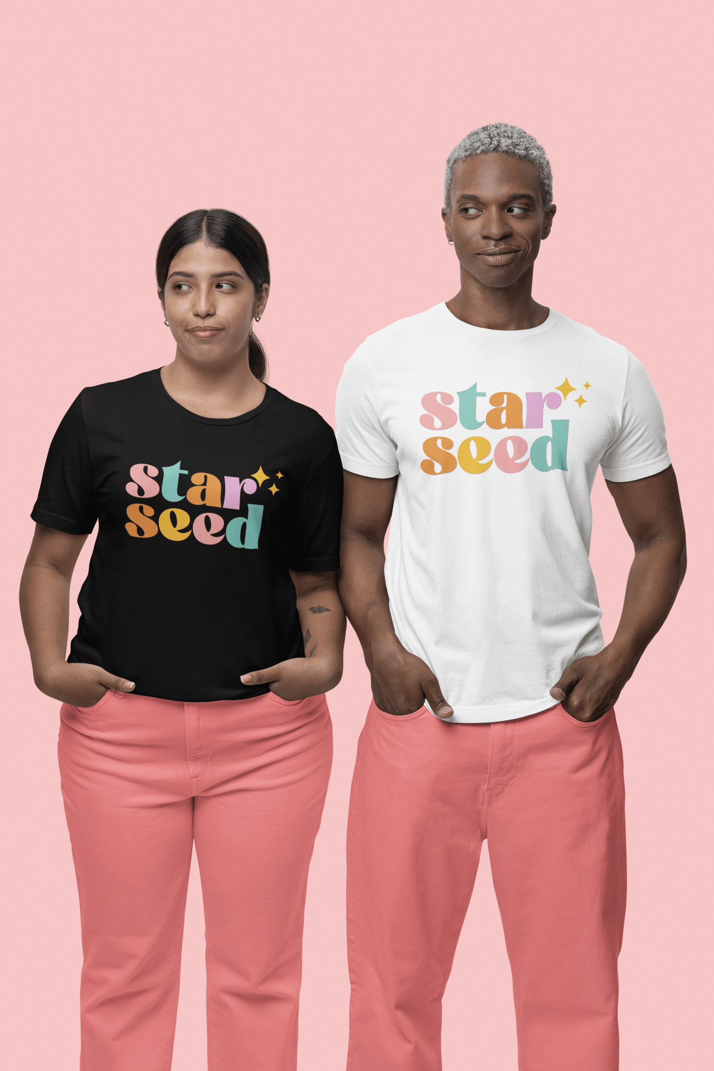 Starseed Graphic T-Shirt – Unisex Comfort Tee | Retro Cotton Shirt | Soft Breathable Fabric